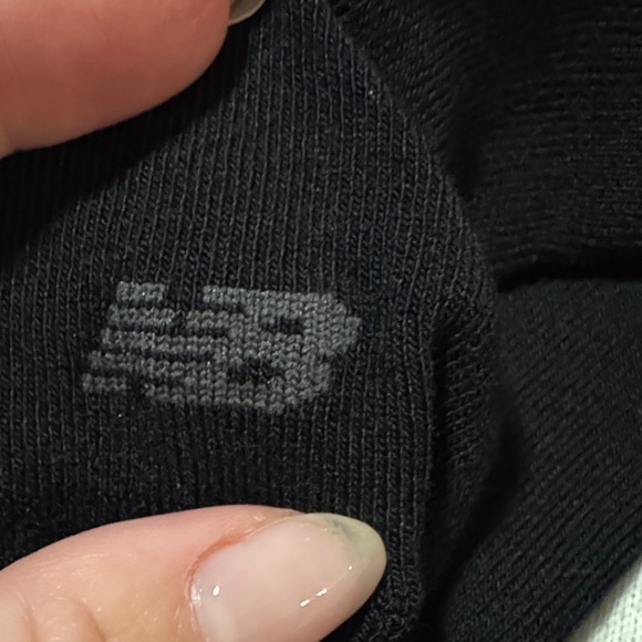 New Balance quarter black socks NWOT 3 pairs - Picture 2 of 4